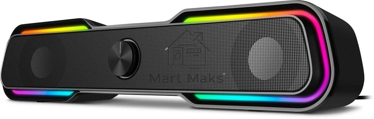 Акустическая система SVEN 450 2.0 (2x5W, Bluetooth, RGb-подсветка) черная