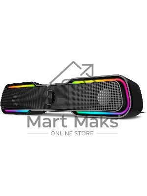 Акустическая система SVEN 450 2.0 (2x5W, Bluetooth, RGb-подсветка) черная