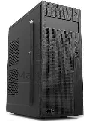 Компьютерный корпус CBR PCC-ATX-E185-WPSU ATX Miditower E185, без БП, 2*USB 2.0, HD Audio+Mic, черный