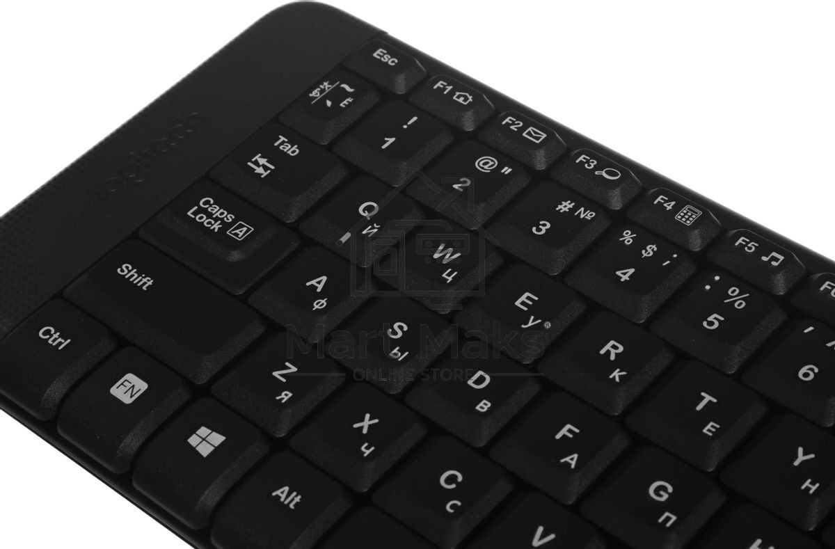 Комплект клавиатура+мышь Logitech MK220 беспроводной, USB, 1000 DPI, чёрный