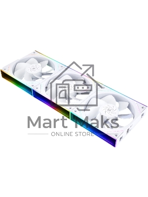 Кулер для корпуса Thermalright TL-M12QRW Reverse (124x120x25mm, 4-pin PWM, ARGB, 47.6CFM, 23.2dBA, 1500RPM, White)