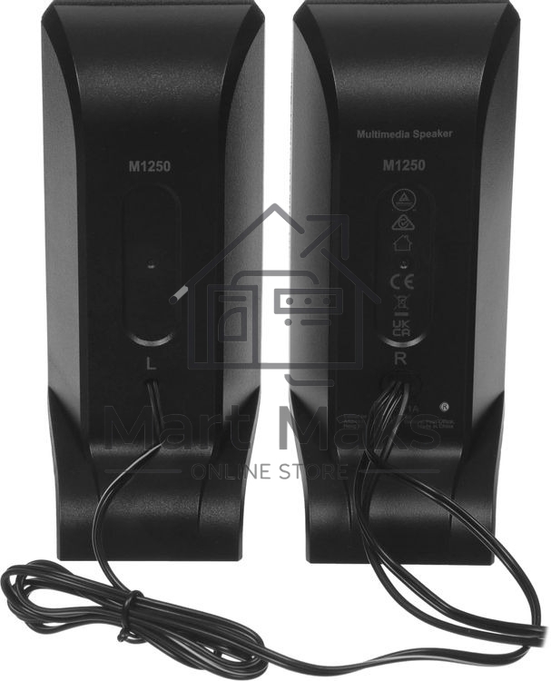 Акустическая система Edifier M1250 черный 2.0 активные