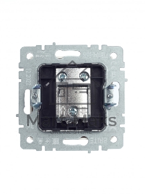 Розетка телевизионная проходная IEK BRITE РТВ10-0-БрЖ жемчуг