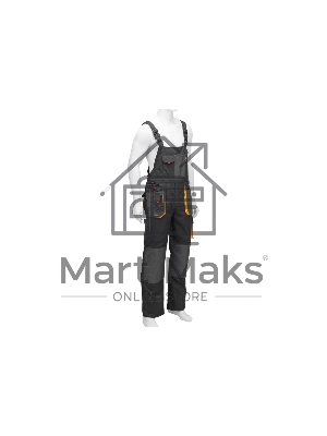 Полукомбинезон профессиональный рабочий Denzel 90391 65% полиэстер 35% хлопок, XXXL