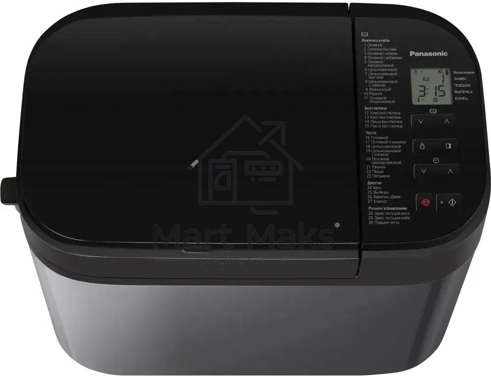 Хлебопечь Panasonic SD-YR2540HTS серый/черный