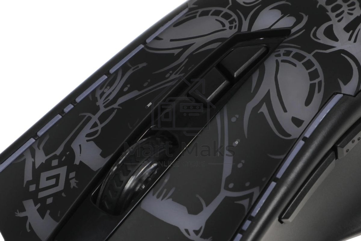 Мышь проводная Defender Bulletstorm GM-928 черный, 7200 dpi, USB, кнопки - 7