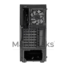 Компьютерный корпус Miditower ExeGate EVO-9211-800NPX (ATX, БП 800NPX с вент. 12см, с окном, 2хUSB+1хUSB3.0, HD аудио, черный, 1 вент. с RGb подсветкой)