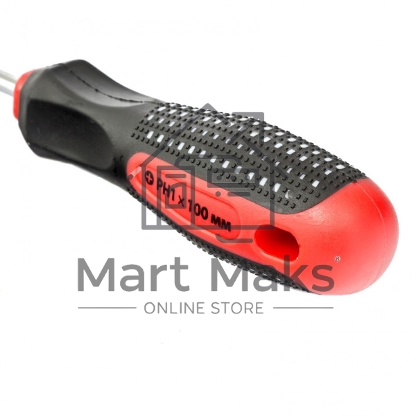 Отвертка Matrix Fusion 11438 PH1 х 100 мм, CrV, 3-х компонентная рукоятка 