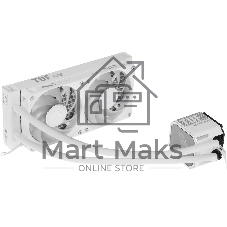 Жидкостная система охлаждения ASUS TUF GAMING LC III 240 ARGB WHT белый, алюминий/медь, 2600 об/мин, 37.4 дБ, 4 pin