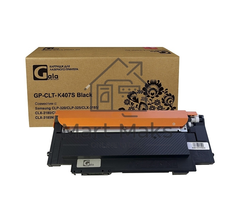 Картридж лазерный GalaPrint GP-CLT-K407S черный (1500 стр) для Samsung CLP-320/CLP-325/CLX-3185/CLX-3180/CLP-325W/CLP-320N/CLX-3185N/CLX-3185FN/CLX-3185W