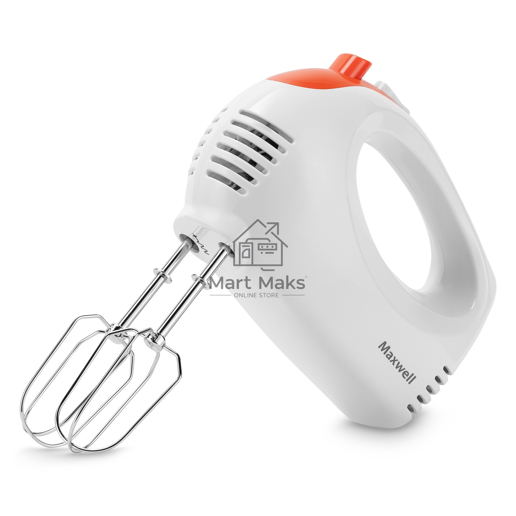 Миксер Maxwell MW-1358, 300вт ручной, белый