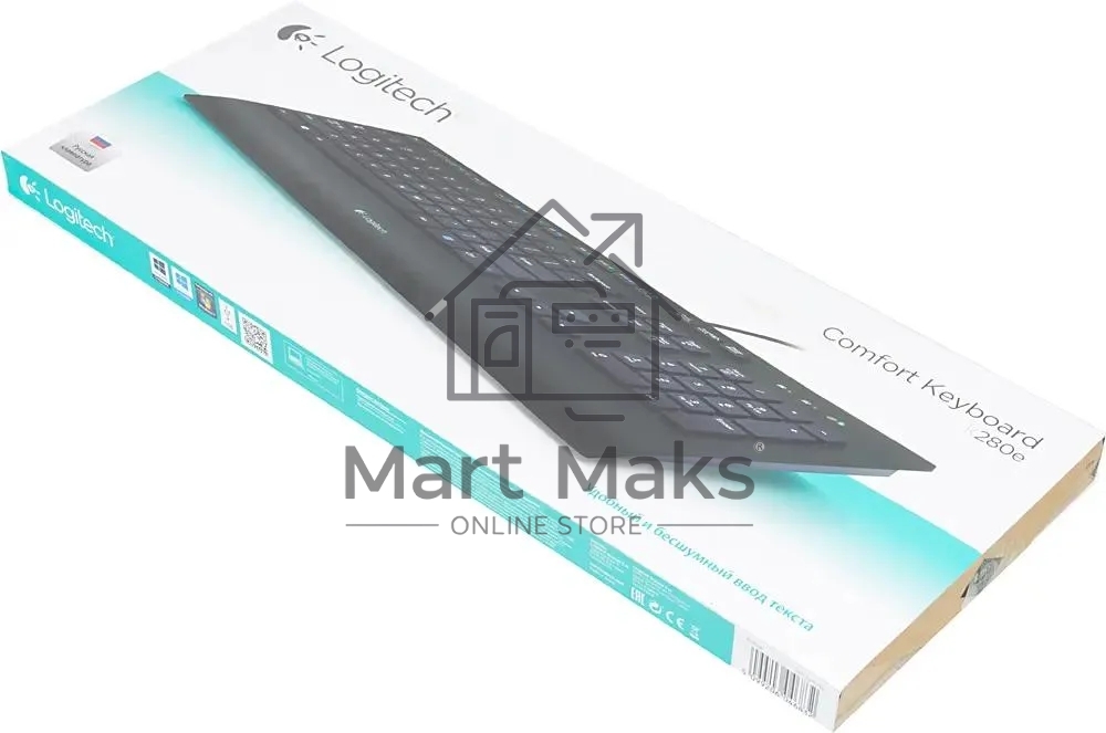 Клавиатура Logitech Keyboard K280E (920-005215) проводная USB черный