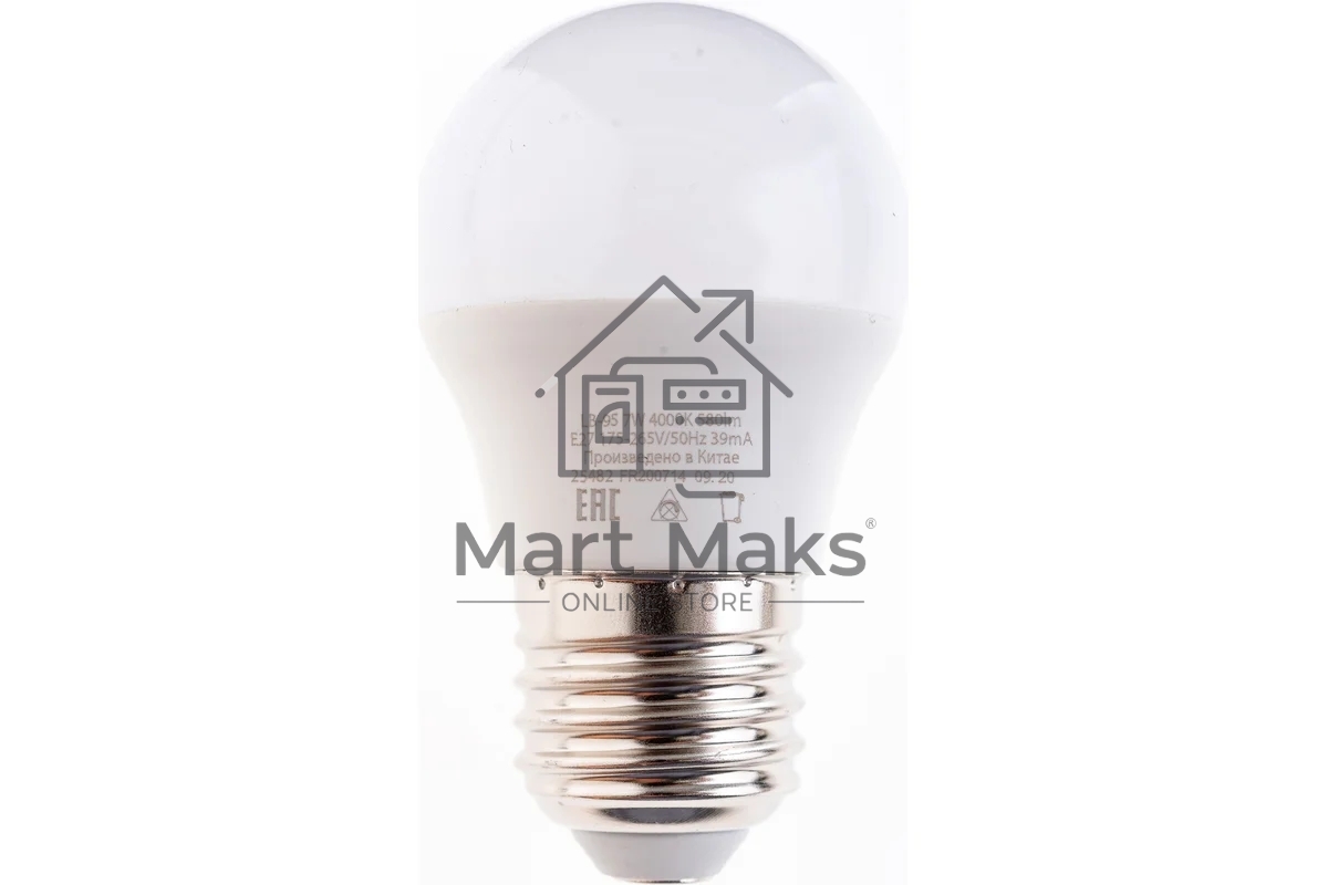 Лампа светодиодная FERON LB-95 (25482) 7W 230V E27 4000K G45