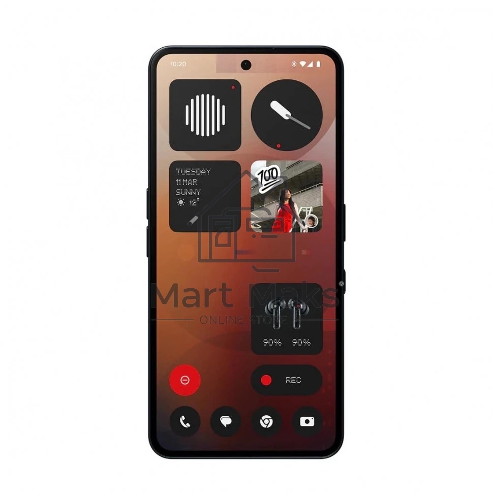 Смартфон Nothing Phone (3a) A10400148 8/128Gb, черный