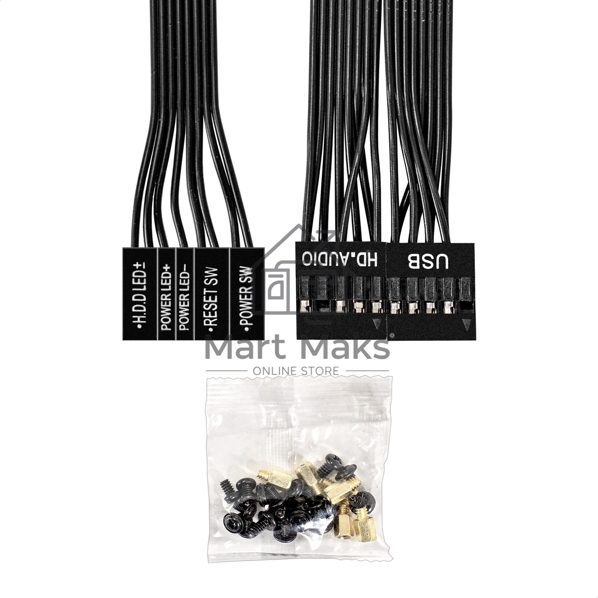 Компьютерный корпус Minitower ExeGate BAA-308-AAA450 (mATX, БП AAA450 с вент. 8см, 2*USB, HD Audio, черный)