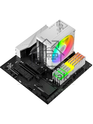 Кулер для процессора ID-Cooling FROZN A410 SE ARGB белый 180W/ Intel 1700, 12*, 115*, AMD AM5, AM4/ Screws