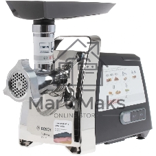 Мясорубка электрическая Bosch MFW67440 черный, 2000 Вт, 3.5 кг/мин, реверс, защита от перегрузки, насадки - 4