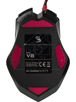 Мышь проводная A4Tech Bloody V8M Max черный, 12000 dpi, USB, кнопки - 10