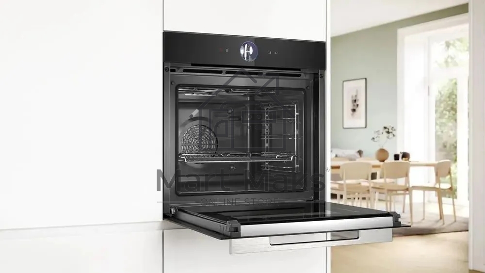 Встраиваемый духовой шкаф электрический Bosch HBG7764B1 черный