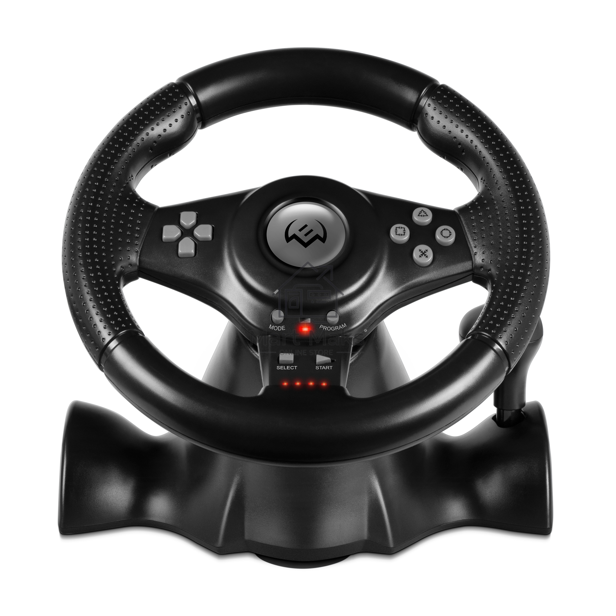 Руль Sven GC-W150 16кноп. (с педалями) черный