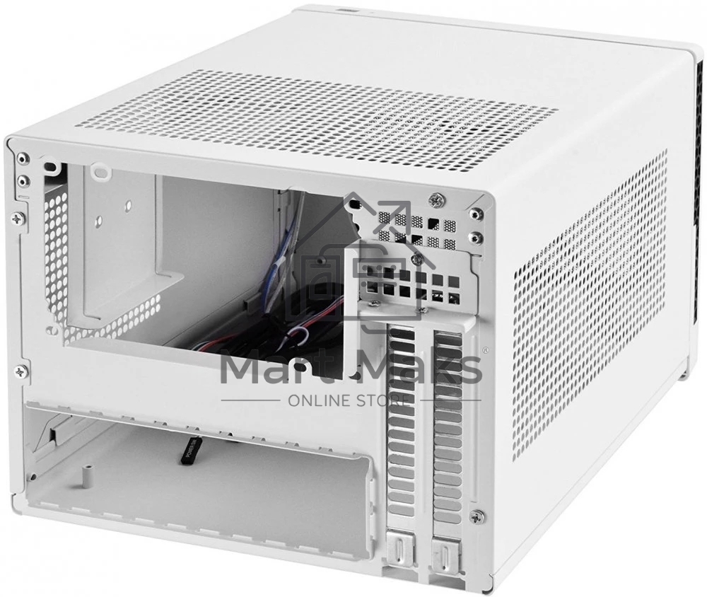 Компьютерный корпус Silverstone Sugo SST-SG13WB-Q , mini-ITX, без БП ( ATX )черно-белый, передняя панель из пластика