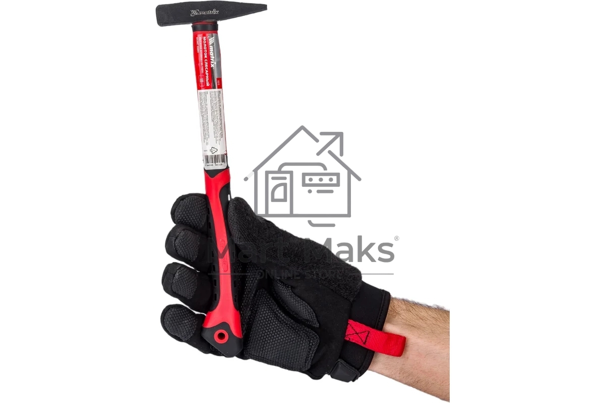 Молоток слесарный Matrix 10315 100 г, фиберглассовая обрезиненная рукоятка