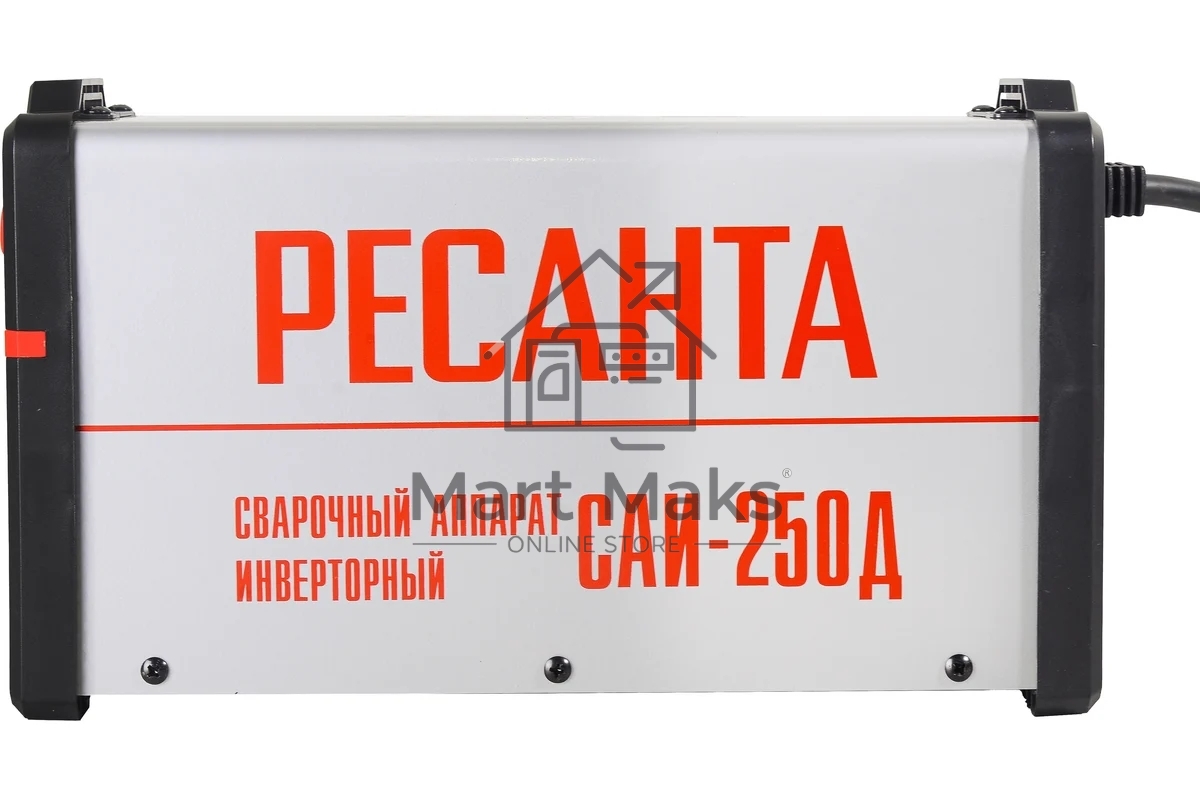Сварочный аппарат Ресанта САИ-250Д инвертор ММА/TIG 9.5кВт