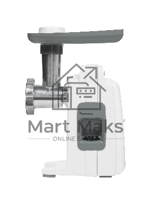 Мясорубка электрическая Аксион М321.04 белый, 1500 Вт, 1.7 кг/мин, реверс, защита от перегрузки, насадки - 4