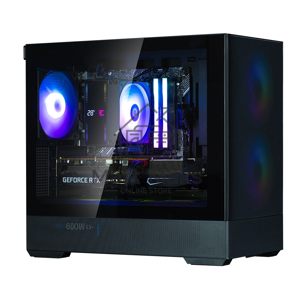 Компьютерный корпус ZALMAN P30 AIR, MATX, BLACK, WINDOW, 2xCombo (3.5'' or 2.5''), 3x2.5