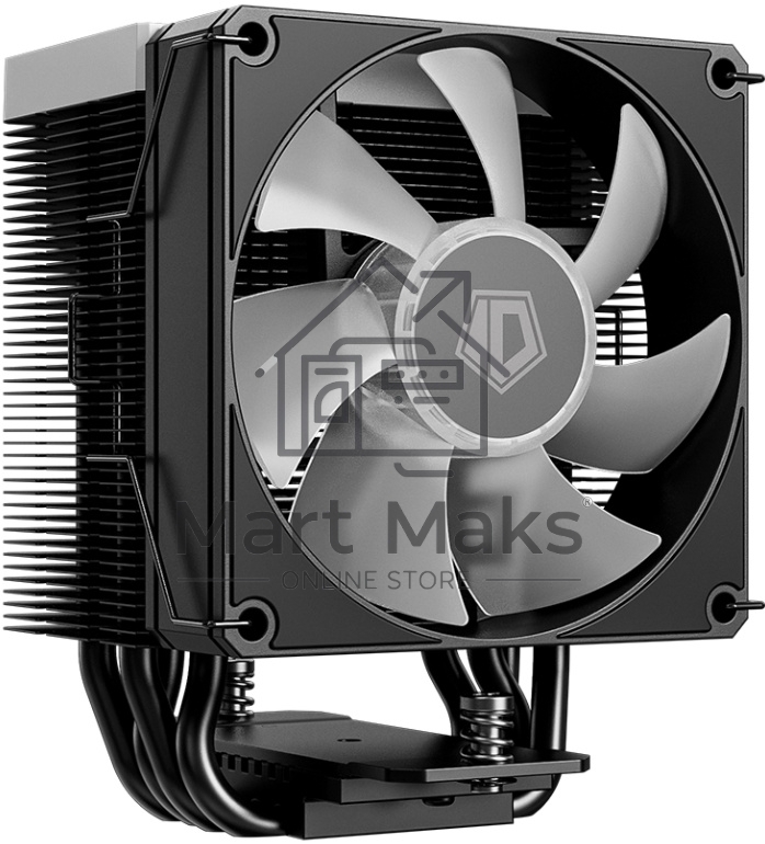 Кулер Cooler ID-Cooling FROZN A400 ARGB черный 92мм алюминий+медь 2200rpm 25.8db 4-pin 180W 123мм