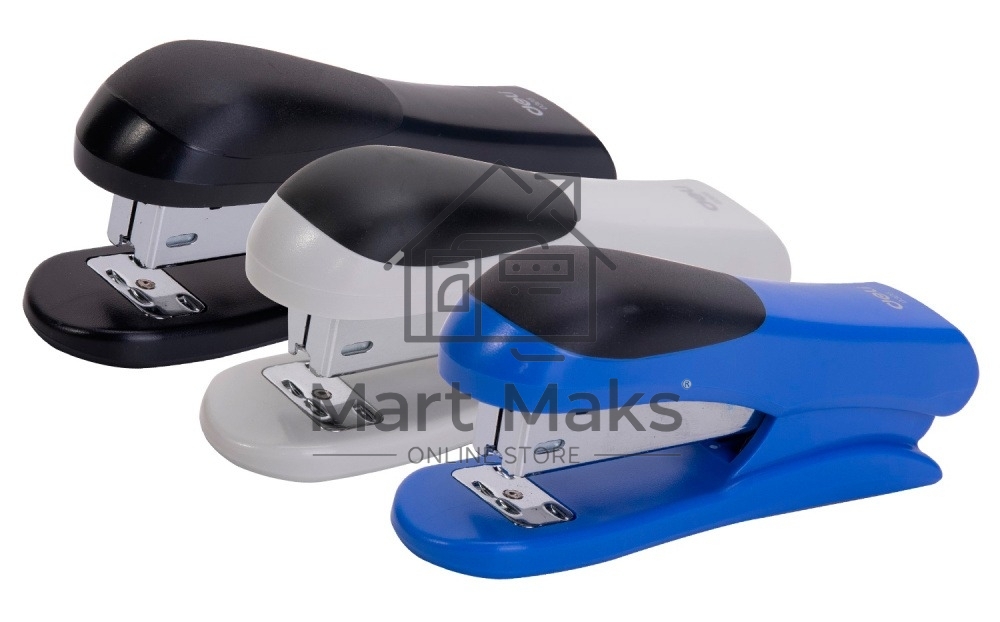 Степлер Deli E0305 Essential 24/6 26/6 (20листов) ассорти 100скоб коробка