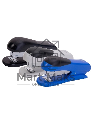 Степлер Deli E0305 Essential 24/6 26/6 (20листов) ассорти 100скоб коробка