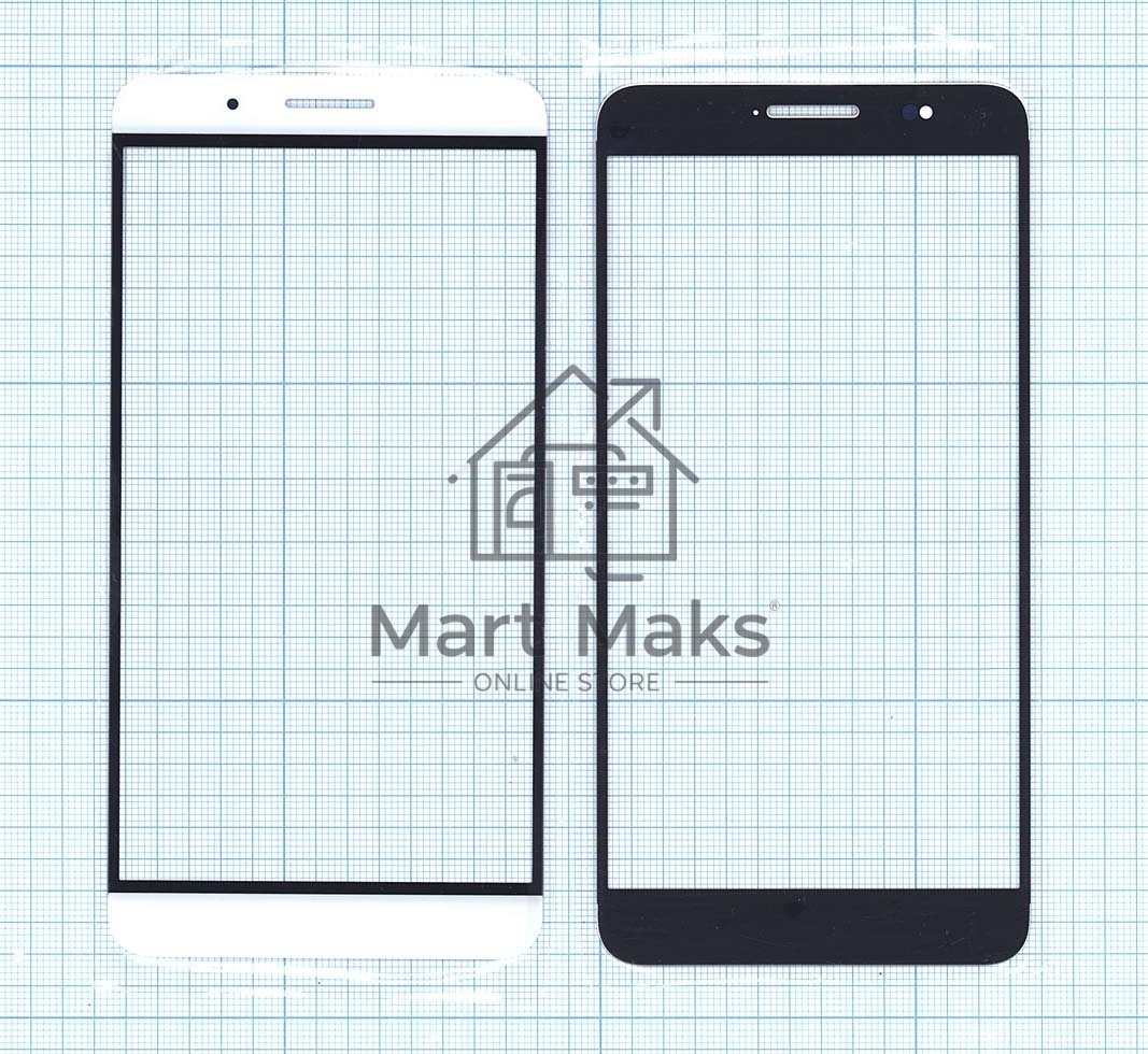 Стекло для Huawei ShotX / Honor 7i белое