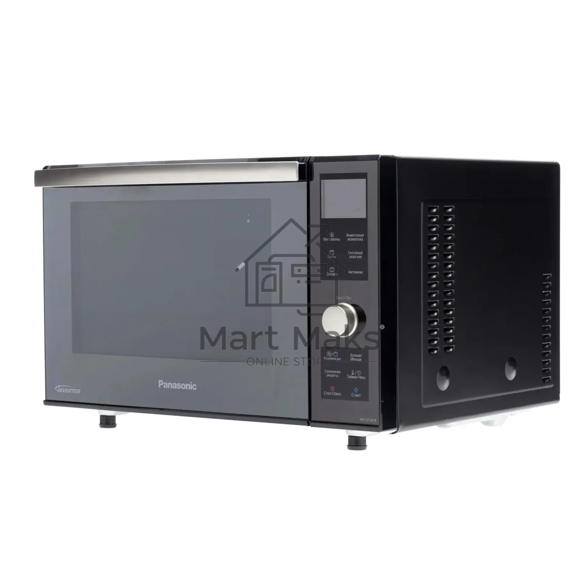 Микроволновая печь Panasonic NN-DF383BZPE черный, 23 л, 1070 Вт, переключатели - поворотный механизм/сенсор