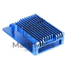 Корпус Qumo Aluminum case without fan, Raspberry Pi 4, blue(RS003) Корпус Qumo Aluminum case without fan, Raspberry Pi 4, blue(RS003)