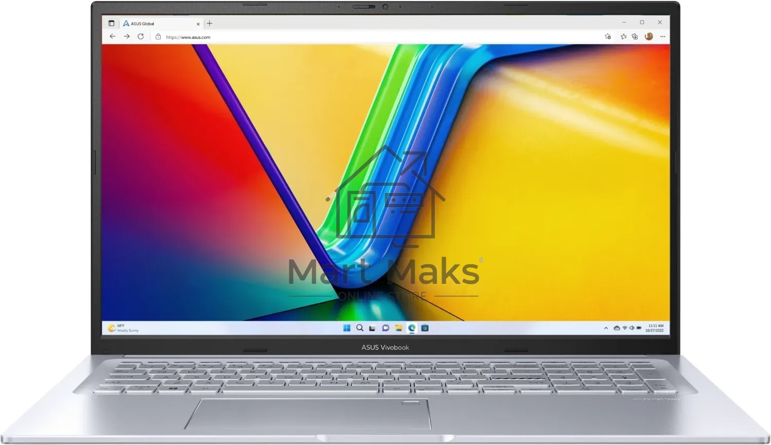 Ноутбук ASUS Vivobook 17X M3704YA-AU161 серебристый 17.3