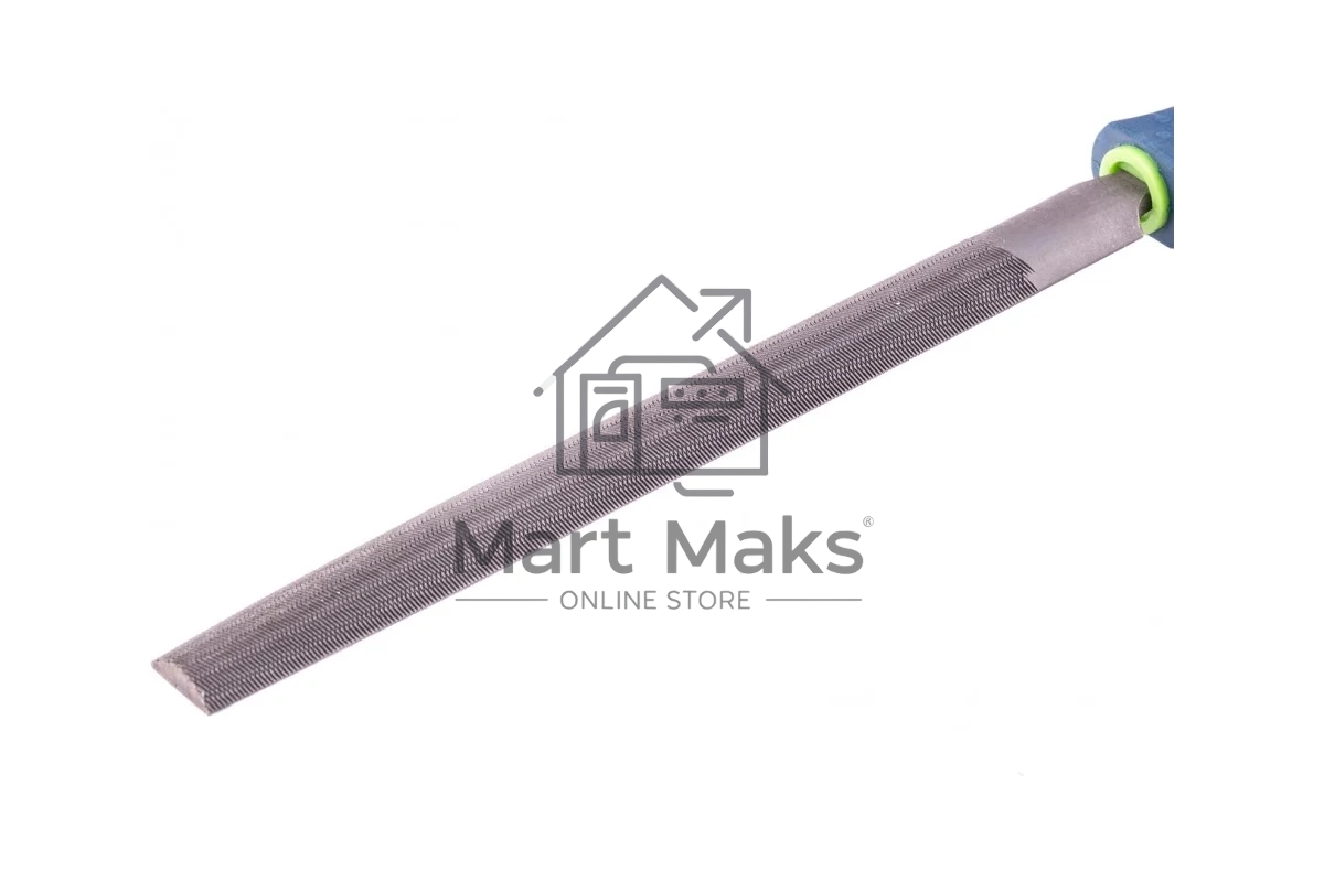 Напильник Сибртех 200 мм, полукруглый, двухкомпонентная рукоятка, №2