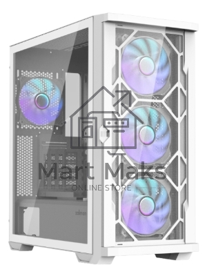 Компьютерный корпус MidiTower Zalman Z10 DUO White (без блока питания) (Zalman Z10 DUO White)