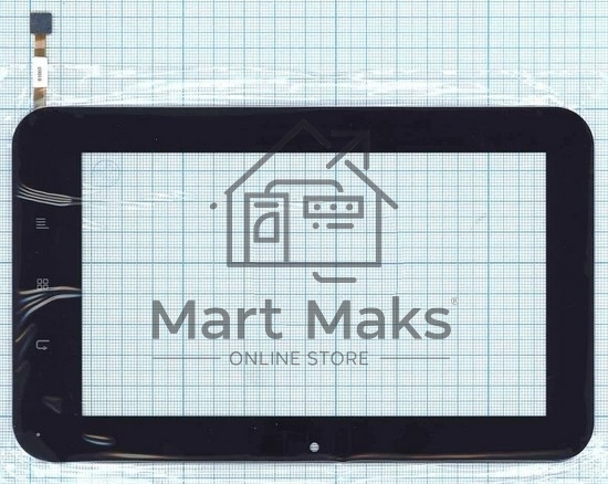 Сенсорное стекло (тачскрин) TOPSUN C0010 B1, черное