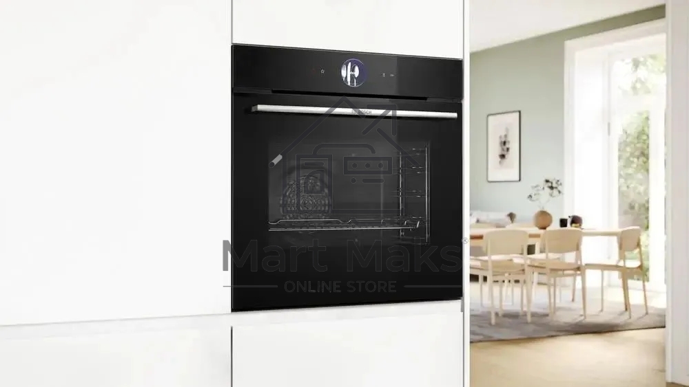 Встраиваемый духовой шкаф электрический Bosch HBG7764B1 черный