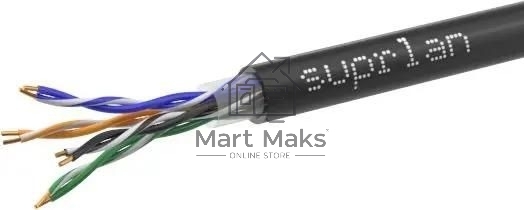 Кабель витая пара U/UTP кат.5E 4х2х24AWG solid Cu PE Out. Premium 305м (м) SUPRLAN 01-0311-2