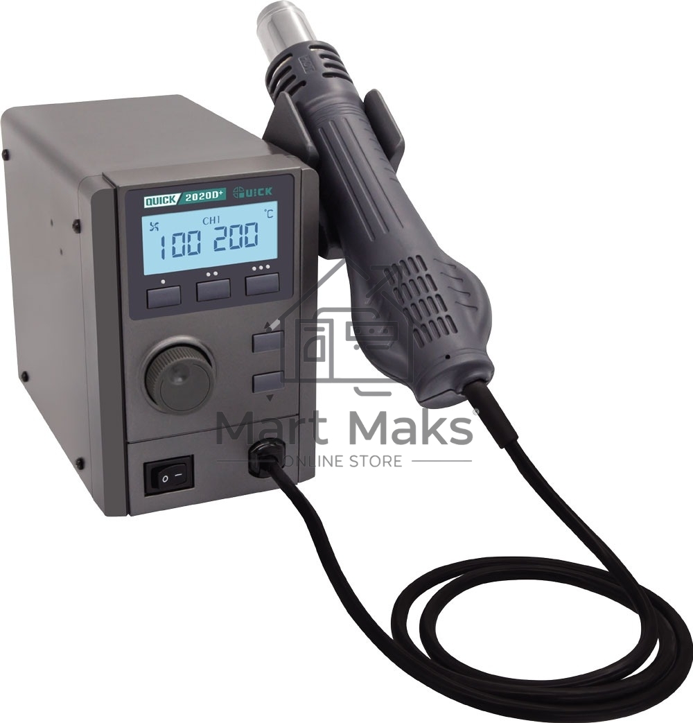 Паяльная станция термовоздушная Quick 2020D+ 750W