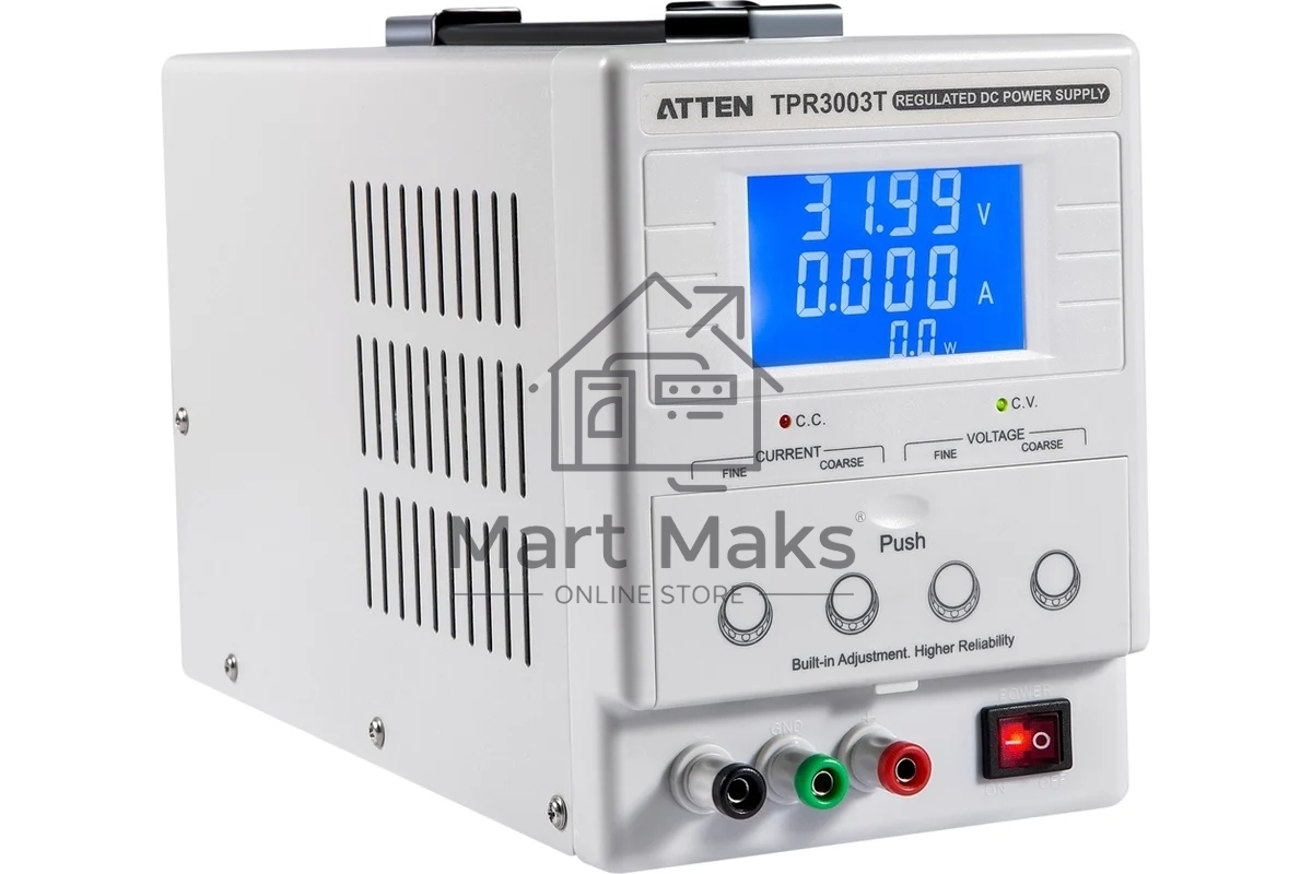 Лабораторный источник питания постоянного тока одноканальный Atten TPR3003T 3 А, 30 В, 90 Вт