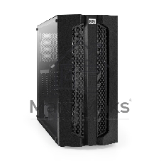Компьютерный корпус Miditower ExeGate EVO-9205 (ATX, без БП, с окном, 1*USB+1*USB 3.0, аудио, 3 вент. 12см с RGb подсветкой)