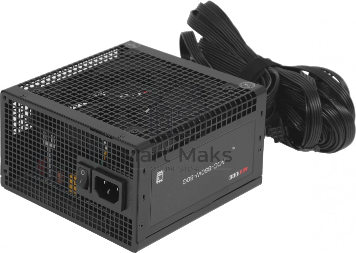 Блок питания Accord ATX 850W ACC-850-80G 80 PLUS (20+4pin) APFC 120мм fan 6xSATA RTL