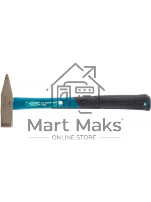 Молоток слесарный Gross 10273 300 г, квадратный боек, фиберглассовая обрезиненная рукоятка