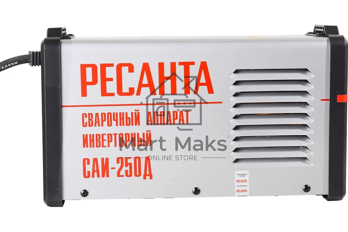 Сварочный аппарат Ресанта САИ-250Д инвертор ММА/TIG 9.5кВт