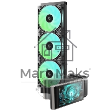 Система водяного охлаждения Deepcool LT360 Vision ARGB черный, алюминий/медь, 2500 об/мин, 33.66 дБ, 4 pin, 350 Вт