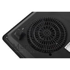 Плита настольная электрическая ZUGEL ZIHF60B чёрный, 2 кВт, индукция, конфорки - 1, стеклокерамика, сенсор