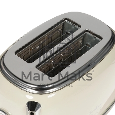 Тостер Tesler TT-245 бежевый, 815 Вт, 2 слота